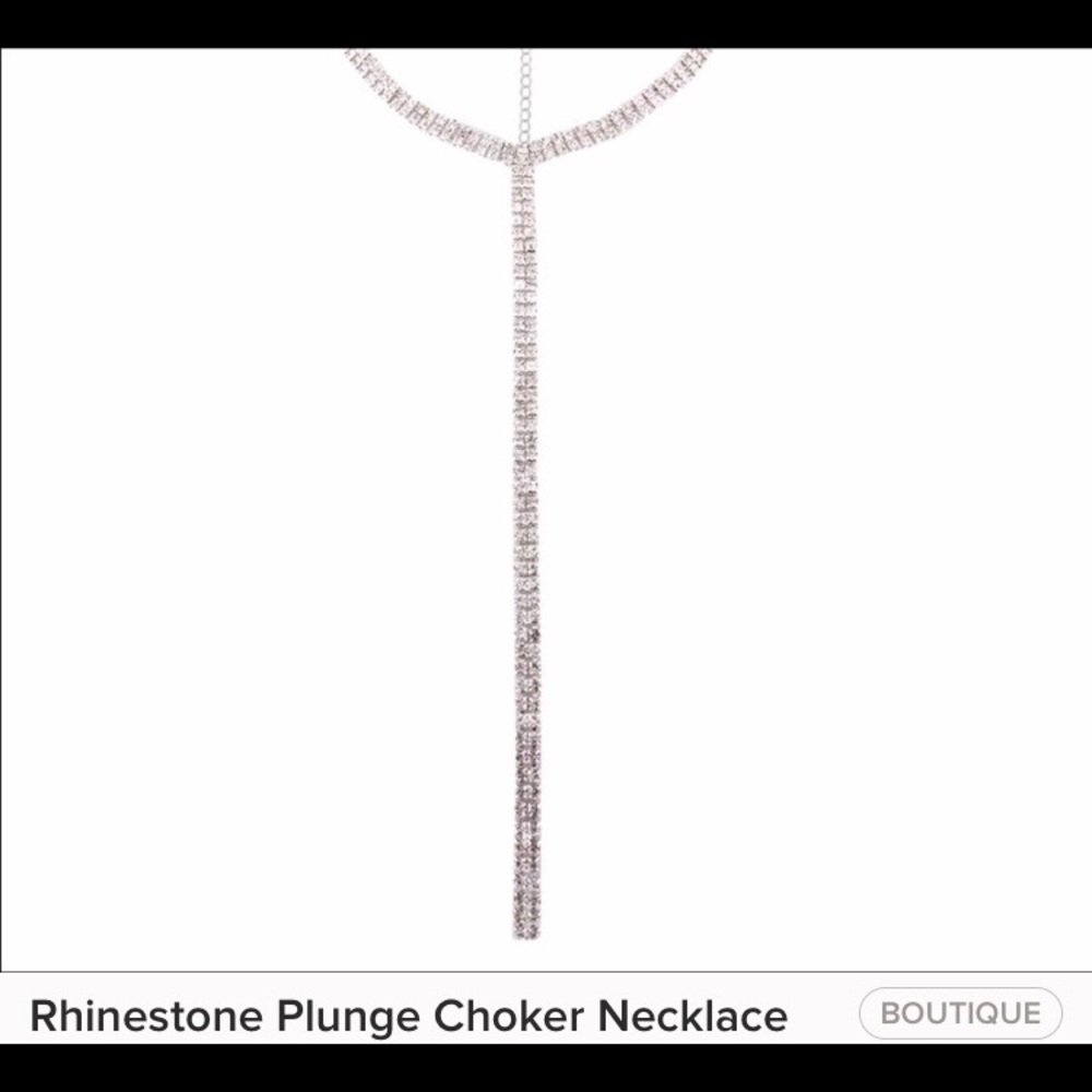 🆕💕 STUNNING RHINESTONE NECKLACE💕🆕 - Picture 4 of 9